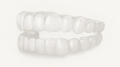 マウスピース矯正のイラスト