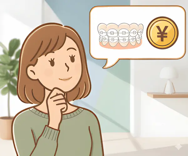 矯正を検討している女性